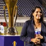 Foto: Virginia Lovo, destacada cronista del fútbol en Nicaragua