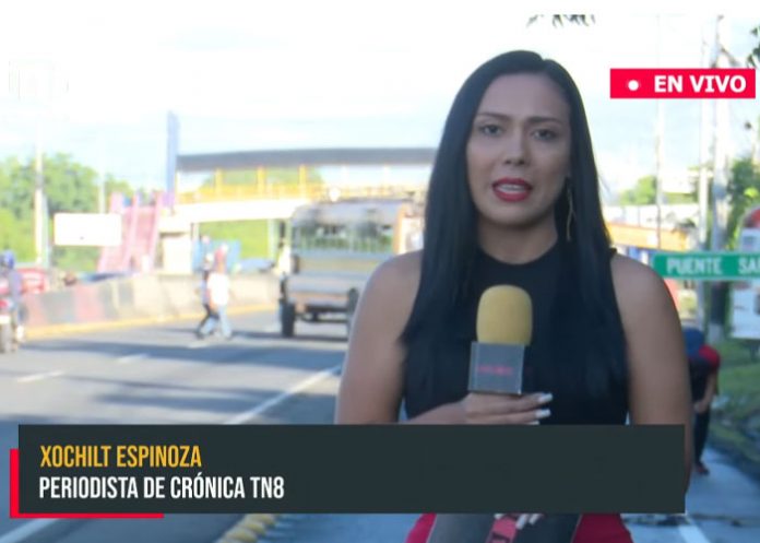 Foto: Cobertura de Crónica TN8 desde Carretera Nueva a León / TN8