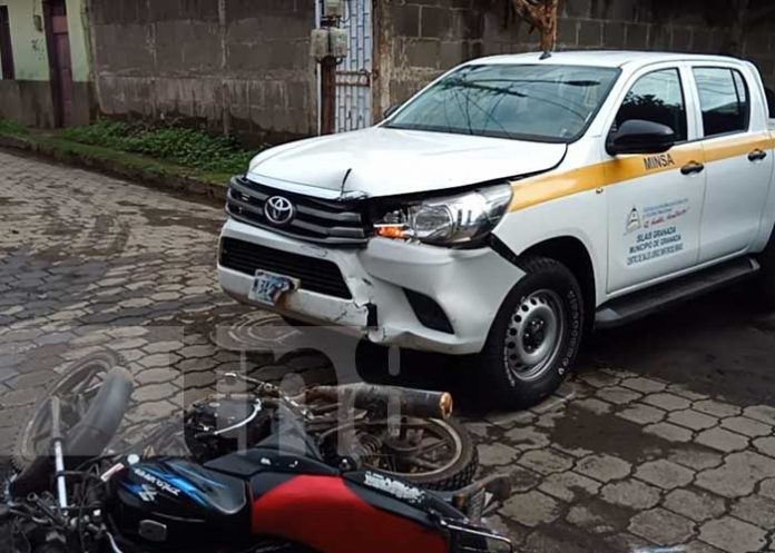 Foto: Irrespeto y desconocimiento a las señales de tránsito causó un accidente en Nandaime/TN8