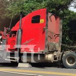 ¡Camión volquete impactado por rastra! Accidente en la Carretera Sur Foto: ¡Camión volquete impactado por rastra! Accidente en la Carretera Sur/TN8