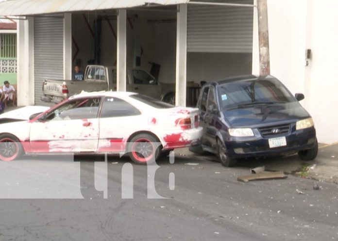 Foto: Accidente de tránsito en Managua por supuesta invasión de carril y exceso velocidad/TN8