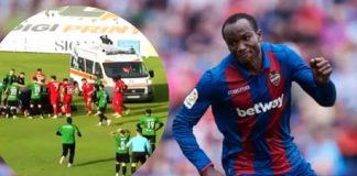 Foto: Tragedia en el Fútbol: Raphael Dwamena se desploma en pleno partido / Cortesía