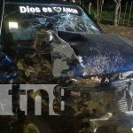 Un lesionado tras accidente en carretera Las Flores en Masaya Foto: Un lesionado tras accidente en carretera Las Flores en Masaya / TN8