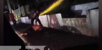 Foto: Joven agredido a patadas en una de las calles del municipio del Tuma La Dalia Matagalpa /Tn8