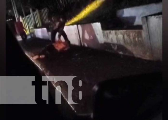 Foto: Joven agredido a patadas en una de las calles del municipio del Tuma La Dalia Matagalpa /Tn8