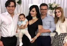 Critican a nuera de Maribel Guardia por posar junto al marido de la actriz