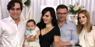 Critican a nuera de Maribel Guardia por posar junto al marido de la actriz
