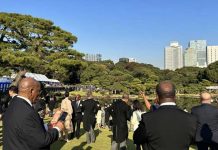 Foto: Celebración Japonesa en ocasión de fiesta de otoño/Cortesía