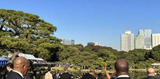 Foto: Celebración Japonesa en ocasión de fiesta de otoño/Cortesía