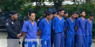 Policía Nacional pone tras las rejas a supuestos delincuentes en Nicaragua