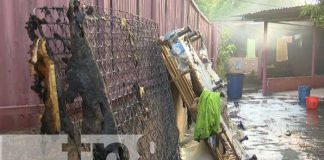 ¡Biblias quedan intactas! Incendio consume cuarto de una casa en Managua