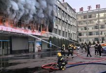 25 personas muertas y decenas hospitalizadas por un incendio en China