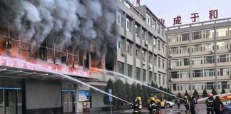 25 personas muertas y decenas hospitalizadas por un incendio en China