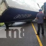 Impactante choque de camiones deja un herido y daños materiales en Chontales Impactante choque de camiones deja un herido y daños materiales en Chontales
