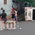 Foto: Irrespeto a la señal de alto deja tres lesionados en el barrio Bóer / TN8