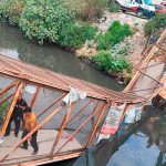 Foto: Derrumbe de un punte en México /cortesía