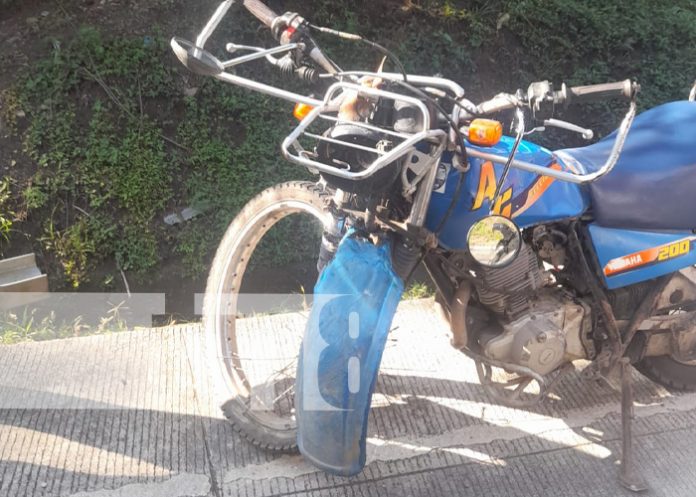 Joven de 29 años herida en accidente de tránsito en Matiguás-Río Blanco