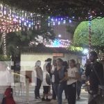 Inauguración de las luces navideñas en el Parque Central de Estelí