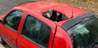 ¡De no creer! Supuesto meteorito cae sobre un carro en Francia