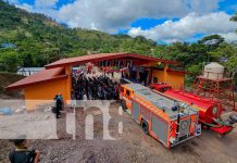 Inaugurada Estación de Bomberos 194 en Wiwilí, Jinotega Foto: Inaugurada Estación de Bomberos en Nicaragua/TN8