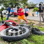 Motociclista arrolla a un joven peatón en municipio de Jalapa Foto: Motociclista arrolla a un joven peatón en municipio de Jalapa/TN8