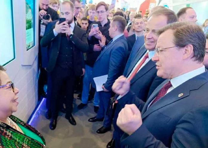 Foto: Presentes con la región de Samara Foro exposición Rusia 2023/Cortesía