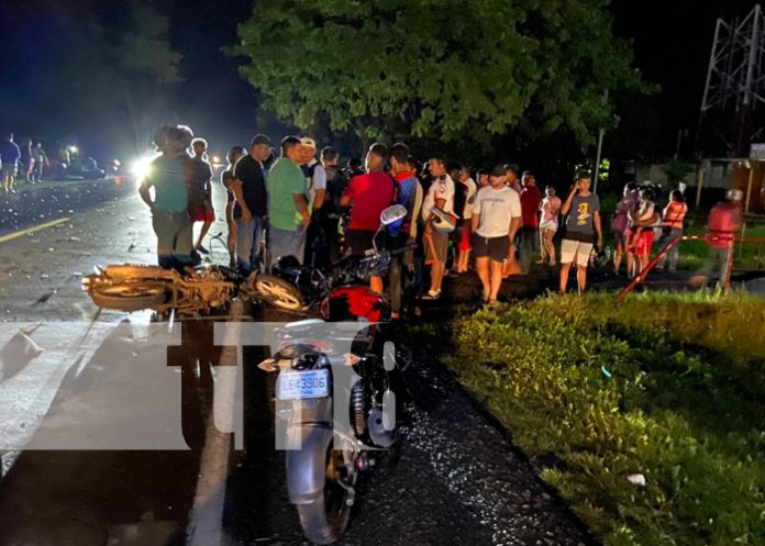 2 Foto: Tripe colisión deja un muerto y dos motociclistas lesionados en Chinandega / TN8