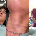 ¡Wow! Joven se tatuaba el nombre de su novia, cuando ella decide terminarlo