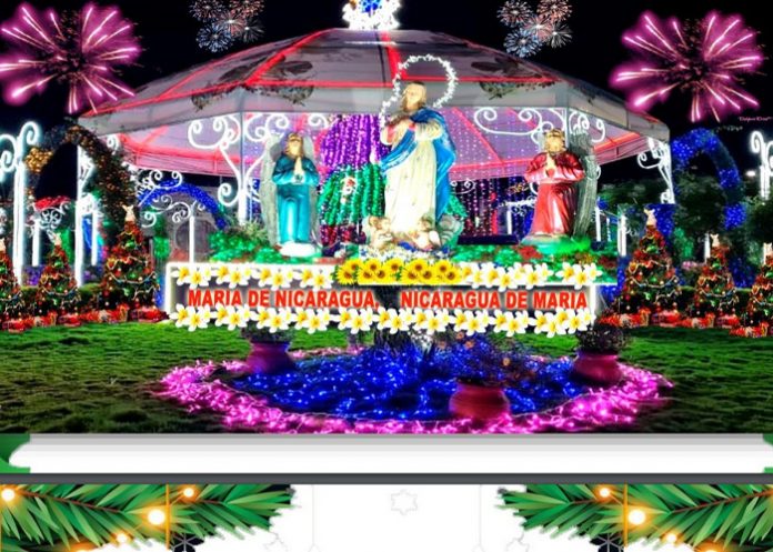 2 Foto: Altares a la Virgen María Iluminan la Navidad en Nicaragua / Cortesía
