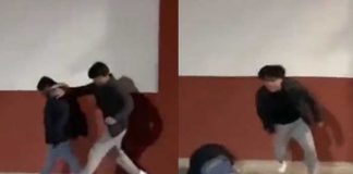 Jóvenes golpean a un indigente mientras caminaba en calles de México