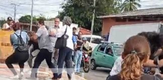 Mujeres protagonizan pelea épica después de un funeral en Granada (VIDEO)