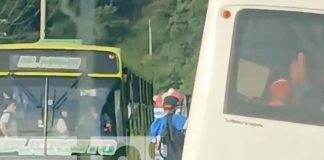 Foto: Bus Navideño al Límite: Caos y Riesgo en Matagalpa por Sobrecarga /Cortesía