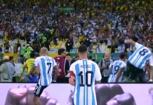 Escándalo en Maracaná: pelea en la grada, Messi retiró a Argentina