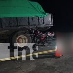 Motociclista perece al estrellarse contra camión estacionado en Tipitapa Motociclista perece al estrellarse contra camión estacionado en Tipitapa