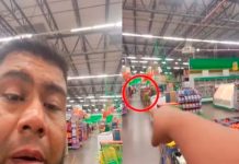 Juzgue usted: Es viral la aparición de un fantasma en supermercado de México Juzgue usted: Es viral la aparición de un fantasma en supermercado de México