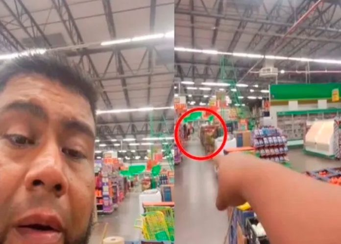 Juzgue usted: Es viral la aparición de un fantasma en supermercado de México