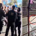 Con palos y sillas delincuentes atacan a guardias de seguridad en Chile