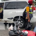 Foto: "Se tiró como Pedro por su casa" conductora provoca un encontronazo en carretera a Masaya/Tn8