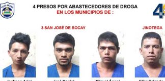 Policía Nacional pone tras las rejas a supuestos delincuentes en Nicaragua