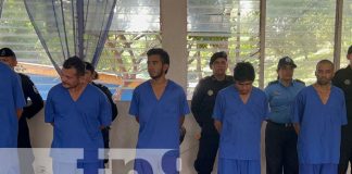 Policía Nacional pone tras las rejas a presuntos delincuentes en Nicaragua