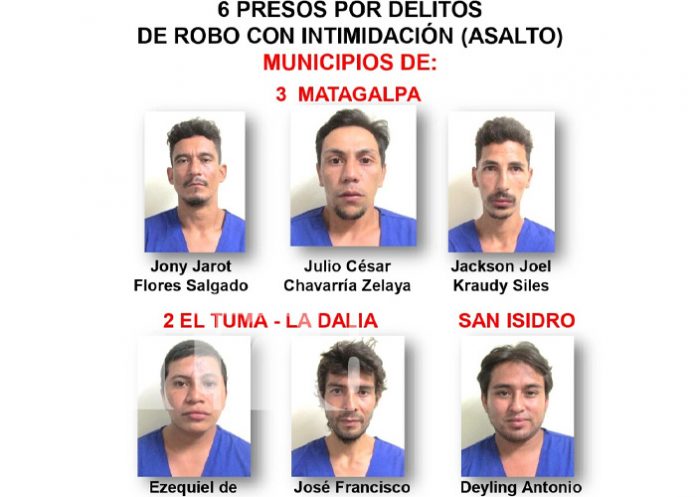 Foto: 12 presuntos delincuentes en Matagalpa pasarán la navidad en prisión / TN8
