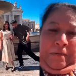 ¡De rodillas por el amor! La propuesta de matrimonio que se convirtió en un show Foto: Propuesta de matrimonio termina mal grabada /cortesía