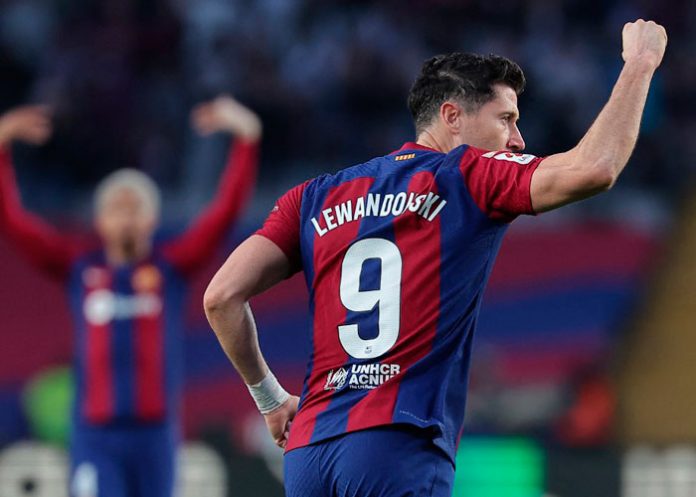 Barcelona-2 Robert, Lewandowski, laliga,