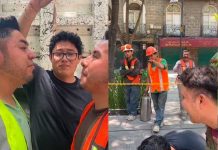 Divertido reto: Albañiles se «chacobean» por mil pesos ¿Tú lo harías? Albañiles hacen un reto y se besan por mil pesos