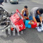 Motociclista y conductor de vehículo se acusan de irrespetar el semáforo cerca de Montoya  Accidente en los alrededores de Montoya