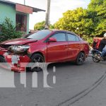 Motociclista y su hijo golpeados por imprudencia en Altagracia, Managua Foto: Accidente en el barrio Altagracia, Managua / TN8