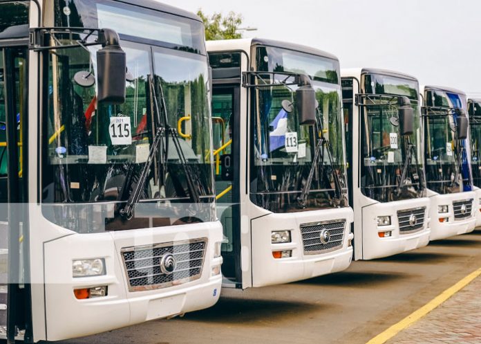 Foto: Entrega de 250 buses de parte de China para Nicaragua / TN8