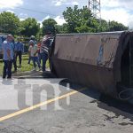 Foto: Mortal vuelco de camión en Chinandega / TN8