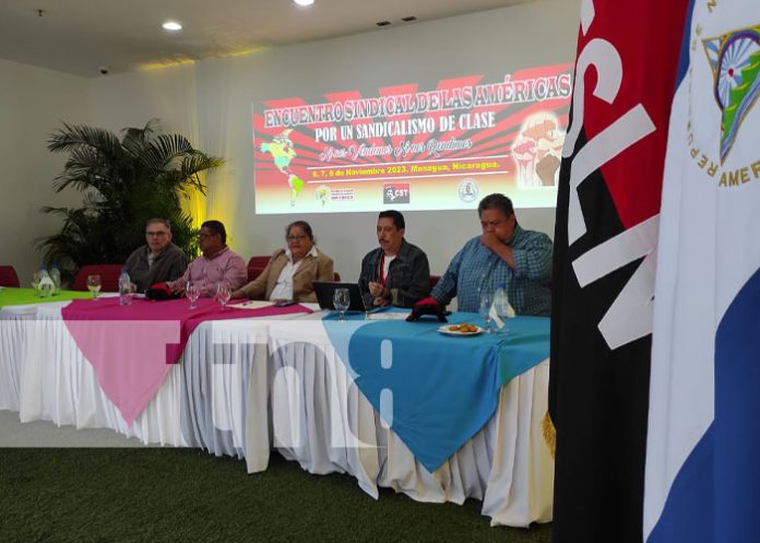 Foto: Encuentro sindical de Las Américas con la CST en Nicaragua / TN8