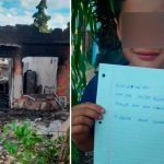 Conmovedor: Niño pide ladrillos a Santa Claus tras perder su hogar en un incendio Niño pide ladrillos a Santa Claus